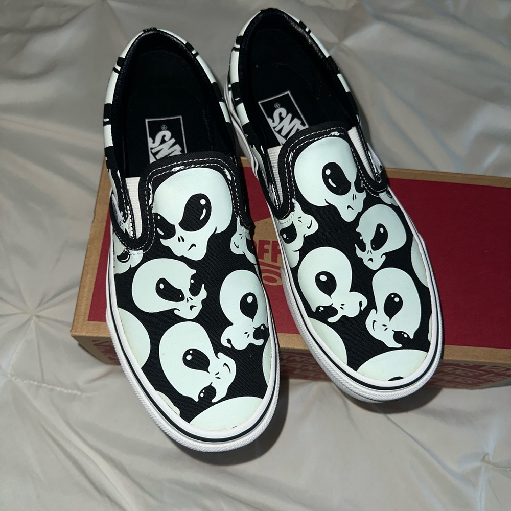 Alien vans slip ons
